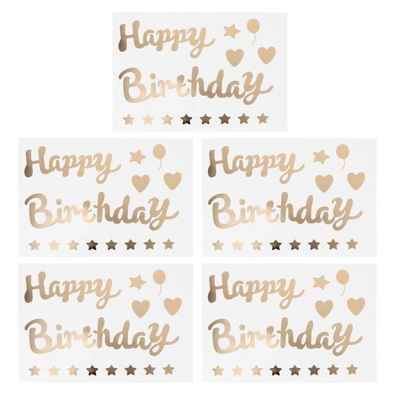 NUOLUX Birthday Stickers Balloon Stickers Bobopersonalized Balloons Decals Sticker Party Decoration Sticker