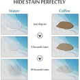 thumbnail image 2 of Dish Drying Mats for Kitchen Counter 24"X16" Coffee Bar Mat with Non-Slip Rubber Backed,Hide Stain Absorbent Quick Drying Mat Coffee Bar Accessories Blue Sea and Beach Summer Waves Mats, 2 of 6