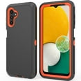 thumbnail image 2 of NIFFPD Samsung Galaxy A13 5G Case TPU+PC Heavy Duty Hard Shockproof Armor Protector Case Cover Compatible with Samsung Galaxy A13 5G (Black+Orange), 2 of 6