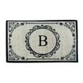 thumbnail image 4 of first impression decorative border monogrammed coir door mat, 4 of 6