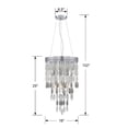 thumbnail image 2 of Crystorama Lighting - Six Light Chandelier - Chandelier - Hudson - 6 Light, 2 of 3