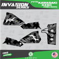 thumbnail image 2 of Kalair GFX Graphics Kit for Kawasaki KX60 (1984-2004) Invasion Series, 2 of 5