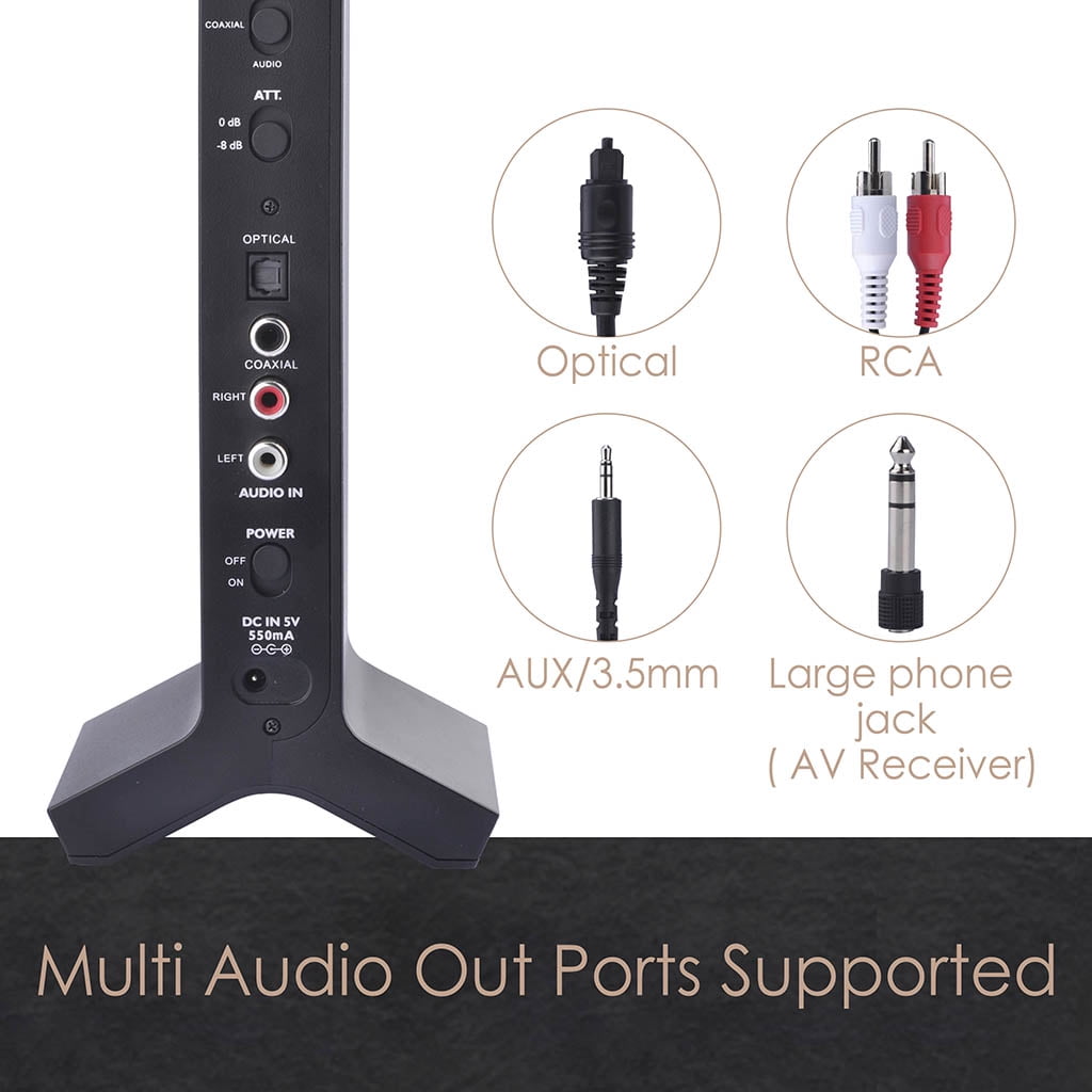 Avantree  HT280 Wireless Headphones for TV Watching with 2.4G RF Transmitter Charging Dock