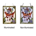 thumbnail image 3 of RADIANCE Goods Tiffany-Style Animal Design Window Panel 18" x 25", 3 of 4