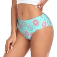 thumbnail image 2 of Fotbe Colorful Sweet Donuts Calzones Estampados para Mujer – Ropa Interior de Algodón, Cómoda, Suave y Elástica-4X-Large, 2 of 6