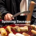 BBQ Sausage Turning Tongs, BBQ Tongs for Grilling for Flipping, BBQ