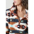 thumbnail image 3 of Wrangler Retro® Ladies Punchy Aztec Print Sherpa Pullover 112335659, 3 of 4