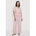 thumbnail image 2 of Women's Collared Drawstring Waist Button Front Shirt, 2 of 4