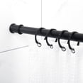 thumbnail image 6 of Mainstays Adjustable Tension Shower Curtain Rod, 44” - 72", No Drilling, Matte Black, 6 of 10