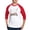 Red/White, variant on CafePress - Gold Star Racing Heritage Refined - Cotton Baseball Jersey, 3/4 Raglan Sleeve Shirt