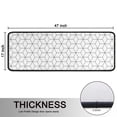 thumbnail image 5 of Kitchen Rugs Sets Of 2,Black White Checkerboard Checkered Pattern Anti Fatigue Kitchen Mat Rugs Non Slip Washable,Decorative Kitchen Floor Mats for Kitchen,Sink,Laundry,17"x47"+17"x47", 5 of 5