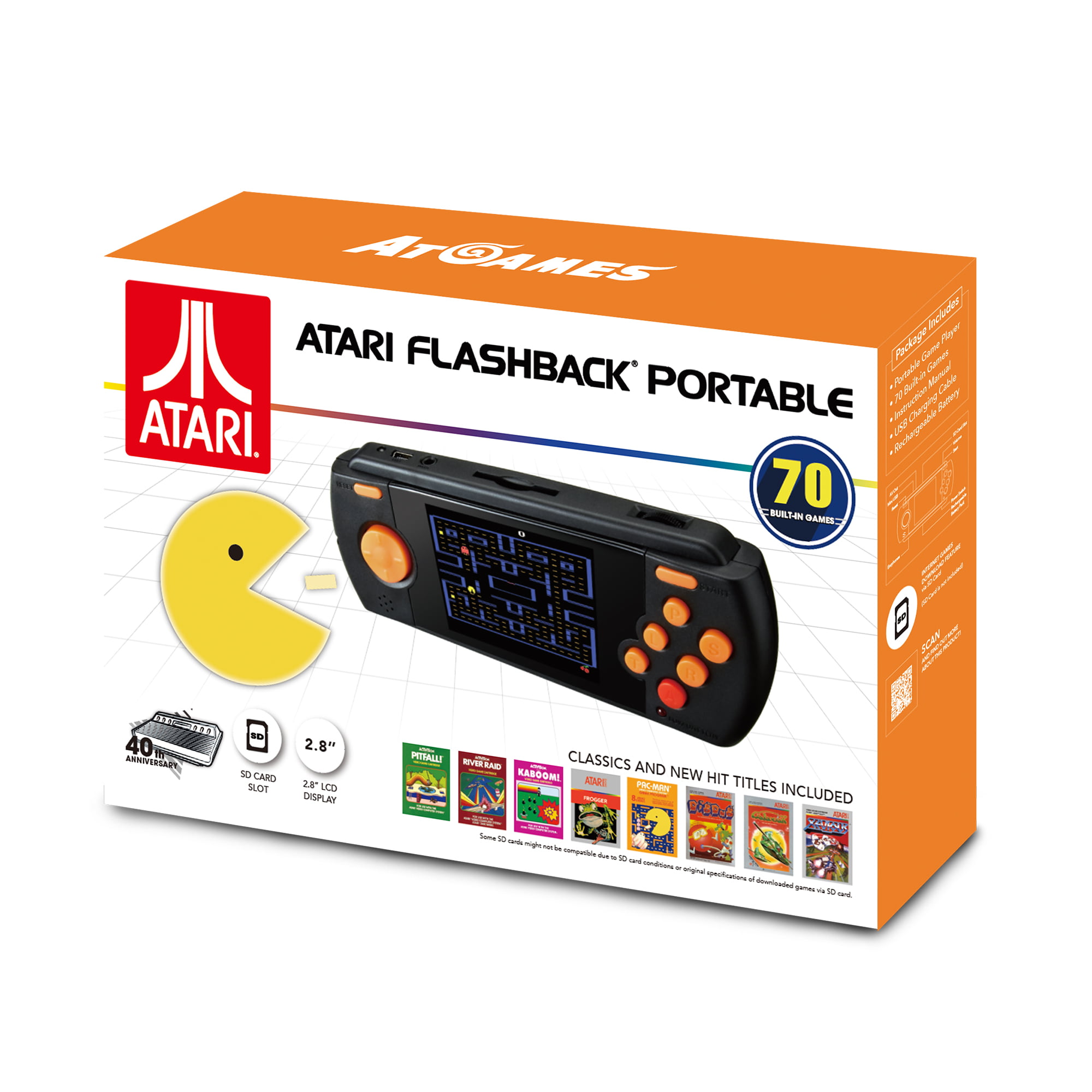Atari Flashback Portable Game Player Hand Held Game Console