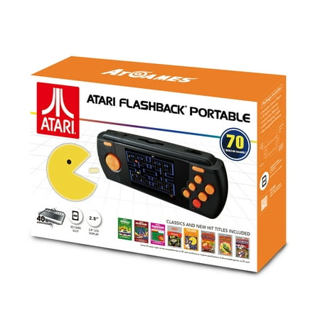 Atari Flashback Portable Game Player, Black, (Best Portable Game Console 2019)
