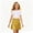 00-Gold74, variant on Lullu Girls Sequin Metallic Skater Skirt Glitter Dance Party Skirts, Black, Sizes 2-18