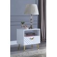 thumbnail image 5 of Mesa auxiliar Table Simple Relax de madera con almacenamiento, color blanco, 5 of 5