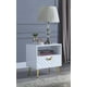 thumbnail image 5 of Mesa auxiliar Table Simple Relax de madera con almacenamiento, color blanco, 5 of 5