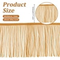 thumbnail image 2 of 10 Yards Polyester Tassel Lace Ribbon Fringe Lace Trim Macrame Ribbon Goldenrod 5-3/4 inch(145mm), 2 of 9