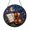 Acrylic 3.5 Inch, variant on Stained Glass Style Music Suncatcher, Artistic Window Art Panel with Musical Theme