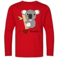 thumbnail image 3 of Inktastic I Heart Koalas Long Sleeve Youth T-Shirt, 3 of 5