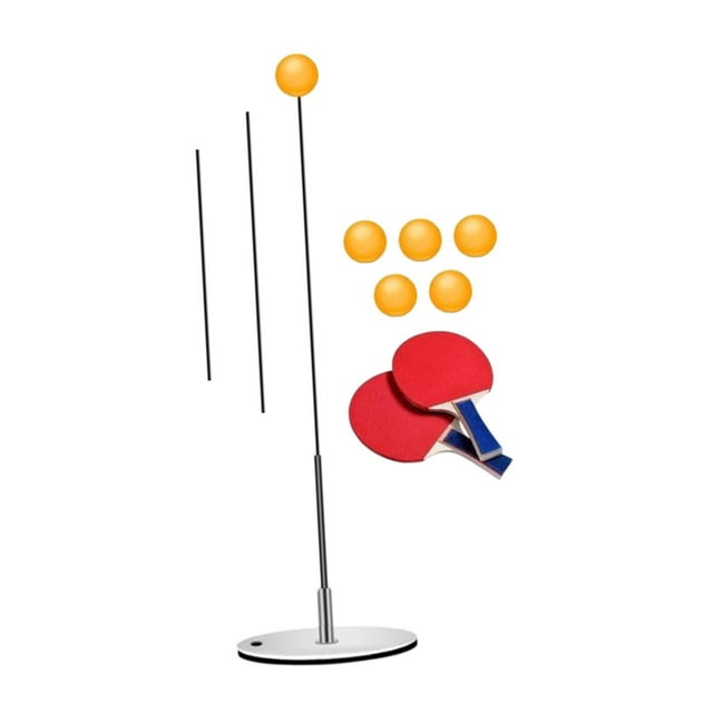 Pong Balls Paddles Set Mesa de tenis Kit de entrenamiento de tenis Servido, profesionales para niños y adultos suave elástico