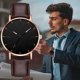 thumbnail image 2 of Relojes de hombre con correa fina de cuarzo, reloj luminoso para estudiantes, 2 of 6