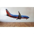 thumbnail image 1 of Wallhogs Chibi Southwest 737 Landing Cutout Wall Decal, 1 of 2