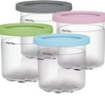 thumbnail image 3 of ICERUN 4Pcs Ice Cream Containers,Plastic Containers with Lids,Perfect Ice Cream Bowls for Homemade Treats, 3 of 5