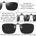 thumbnail image 3 of Gafas de Sol Clip-On Polarizadas CAXMAN para Anteojos Recetados, 3 of 6