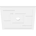 thumbnail image 2 of 34"OD x 4"ID x 11 3/4"C x 1"P Knox Architectural Grade PVC Contemporary Ceiling Medallion, 2 of 11