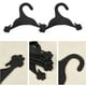 thumbnail image 4 of 20 paquetes de perchas negras para ropa de mascotas, lindas perchas de plástico flexibles y resistentes con diseño de huella de pata para perros, gatos, mascotas y niños pequeños., 4 of 9