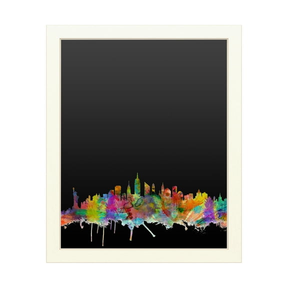 Trademark Fine Art 'New York City Skyline' Chalkboard by Michael Tompsett
