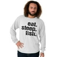 thumbnail image 2 of Fishing Long Sleeve Tees Shirts T-Shirts Eat Sleep Fish Hunting Anger Outdoors, 2 of 2