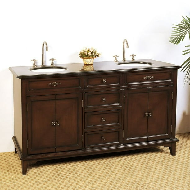 Legion Furniture Lf44 68 5 In Double Sink Chest Bathroom Vanity Double Sink Chest Bathroom Vanity