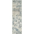 thumbnail image 3 of SAFAVIEH Artifact Emmeline Overdyed Area Rug, Blue/Cream, 9' x 12', 3 of 7
