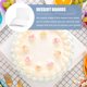 thumbnail image 4 of YSNOOWE 10Ud Bases Cuadradas De Papel Para Pasteles Y Postres Con Estable Y Seguro Para Alimentos, 4 of 7