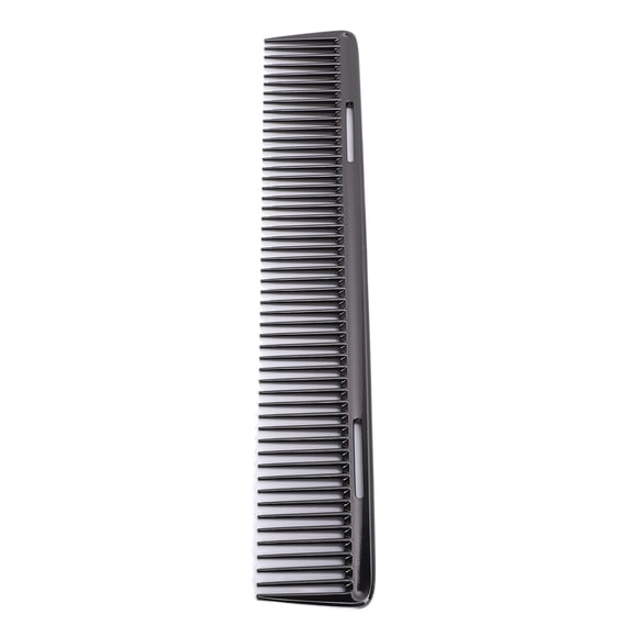 Riousery Peine Profesional de Barbero de Aluminio Negro 24 cm / 9.45 inches