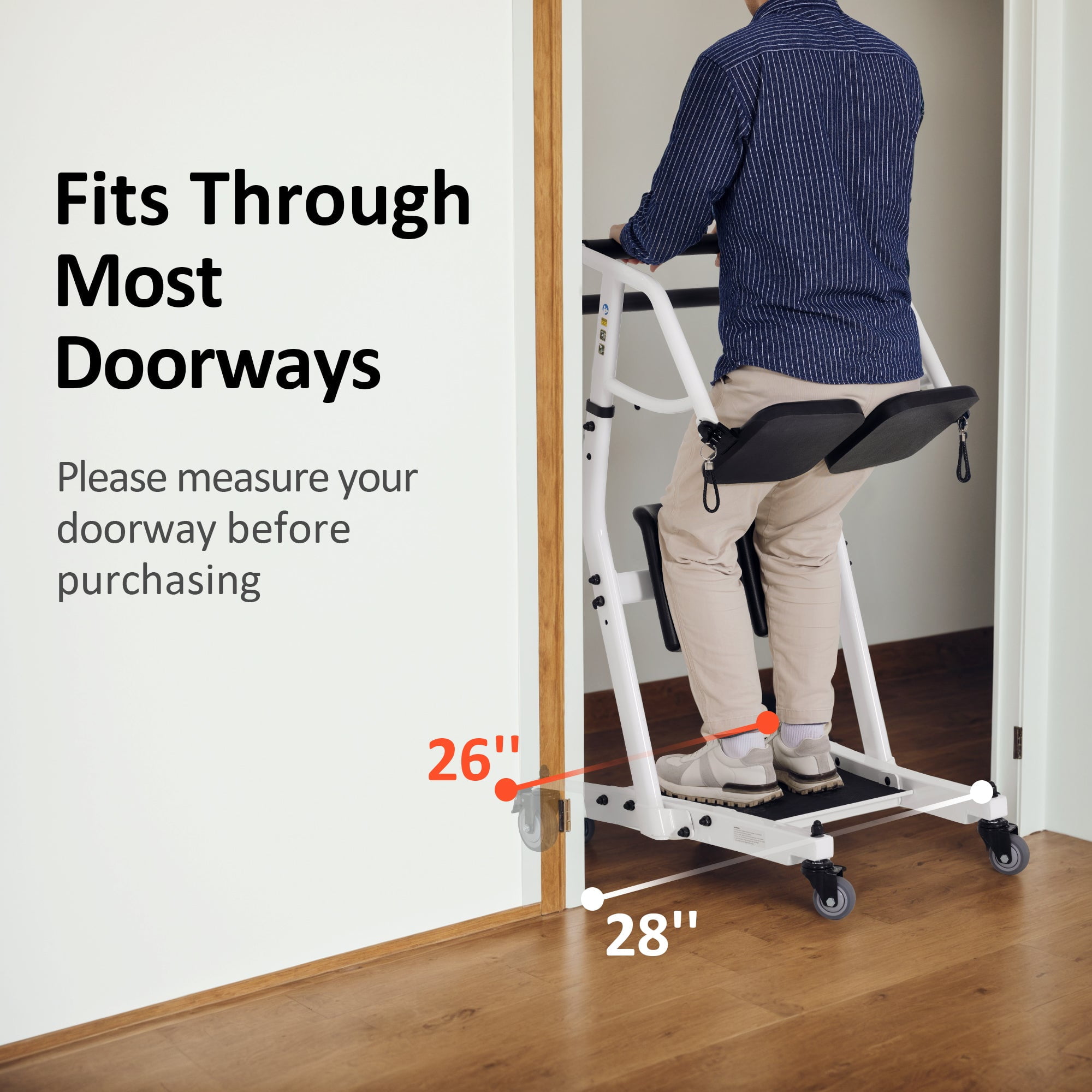 MCombo Sit to Stand Assist Patient Lift Patient Transport Unit Elderly Care Equipment for Home Care and Elderly Use
