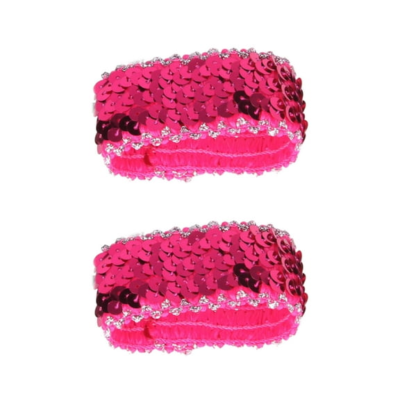 Shinmering Fingerless Arm Sleeves with Sequins for Women and Girls Stage Performances Props Cuffs Party Wear Oversleeves