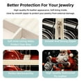 thumbnail image 3 of Santa Claus Travel Portable Jewelry Box - Square Organizer Box with Bracelet Holder, Earring Organizer – Store Rings, Earrings, Necklaces, Bracelets, and More! Suitable for Girls and Women, 3 of 6