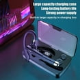 thumbnail image 2 of Bluetooth Headset with Microphone 5.0, 4 Hours Talk Time, CSR Chip Stereo Sound, Noise Suppression, Lightweight Ergonomic Design for Business and Exercise, 2 of 9