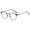 Black, variant on Retro Round Metal Eyeglass Frames for Square Faces, Full Frame Fashion Eyewear with a Classic Style