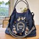 thumbnail image 1 of Bolso de hombro de lona con cadena de bolas para mujer, bolso bandolera de gran capacidad, bolso de mano para uso diario, bolso de mano, 2024, 1 of 4