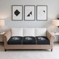 thumbnail image 2 of Xixirimido Couch Cushion Covers 3Pcs Seat Cushion Cover Stretch Couch Cover Separate Sectional Sofa Slipcovers Furniture Protector for Pets & Kids, Horse Black, 2 of 8