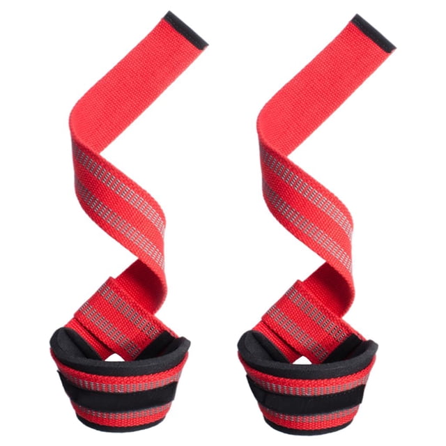 2 piezas de correas de elevación, correas de refuerzo de 23 pulgadas, soporte para entrenamiento de fuerza rojo A Zulema Sogas para cargar