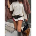 thumbnail image 5 of Abrigos elegantes de piel sintética suave y esponjoso para mujer, abrigos con bolsillos y solapa a la moda, prendas de vestir cálidas elegantes para otoño e invierno, 5 of 5