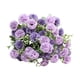 thumbnail image 5 of 20 cabezas de claveles artificiales para decoración de bodas y hogares Púrpura, 5 of 8