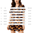 thumbnail image 3 of Pjs Sets for Women Matching Halloween-Themed 2026 Fall Holiday Short Sleeve Tops With Shorts Cute Lightweight Breathable Soft Pajama Set Pink XXL, 3 of 4