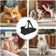thumbnail image 2 of Bolsa de aseo para mascotas: bolsa de sujeción de nailon para baño, corte de uñas y limpieza de oídos. Transportín portátil para gatos con protección contra arañazos para uso doméstico, veterina, 2 of 5