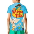thumbnail image 4 of Youth Phineas And Ferb T Shirts 3D Printed Short Sleeve Tee Shirt for Boys Girls, 4 of 8