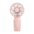 thumbnail image 1 of Langgg ABS Cute Handheld Small Fan With Long Endurance Battery For Compact And Convenient To Carry Mini Fan pink, 1 of 6